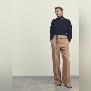 Zara wide leg menswear pants size M